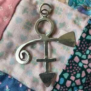 Pendant PRINCE symbol handmade by Etsy artist